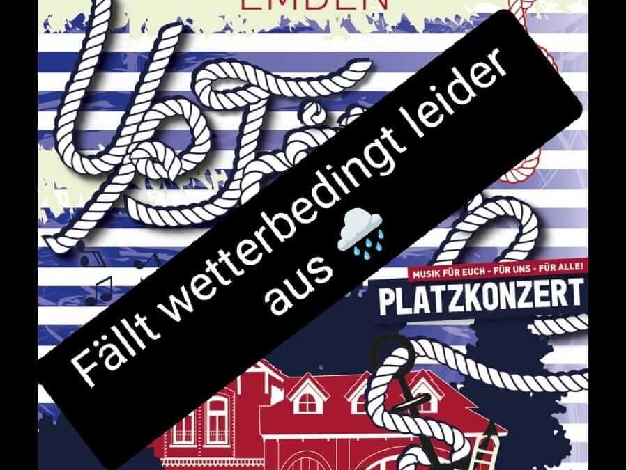 16.06.2024 Platzkonzert – Stadt Orchester Emden – Fällt aus