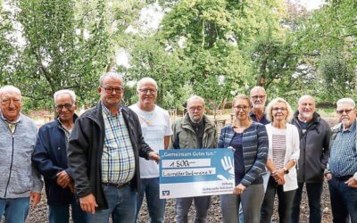 28. September 2022 EZ: 1500 Euro für Arbeit des Dorfvereins